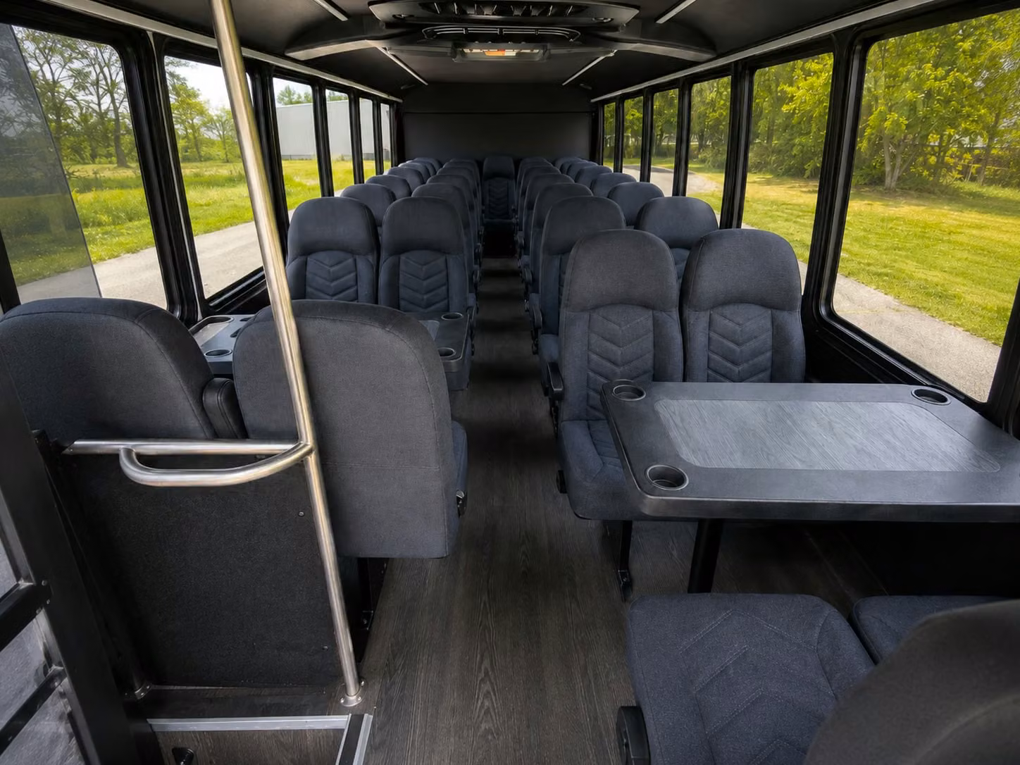 15 passenger minibus interior