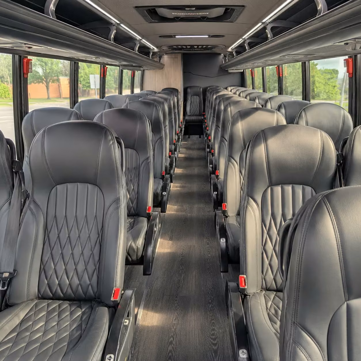 30 passenger minibus inside