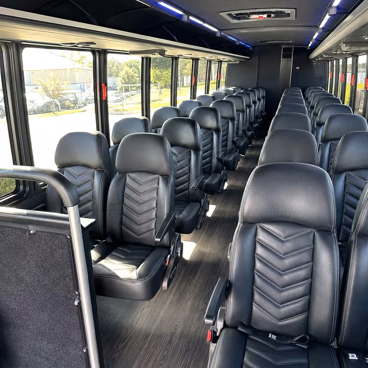 35 passenger minibus interior